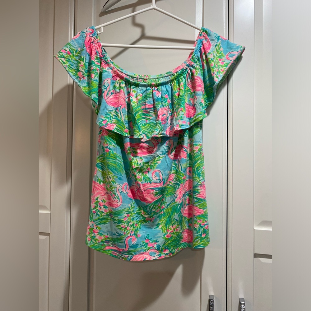 Lily Pulitzer La Fortune Off the Shoulder Top